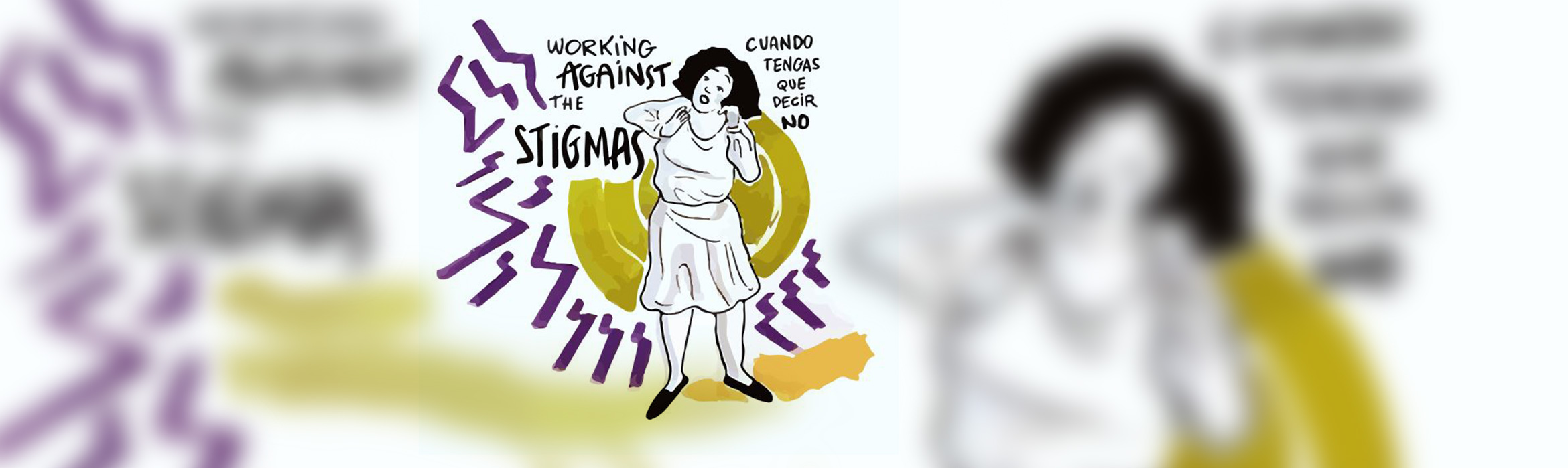 Ilustración contra los estigmas mujer